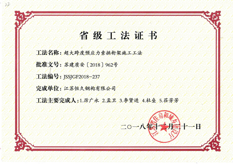 Provincial Work Law Certificate